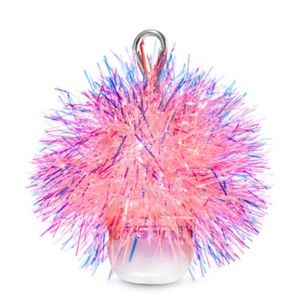 Bath & Body Works TINSEL POM POM Holder wFREE gift
